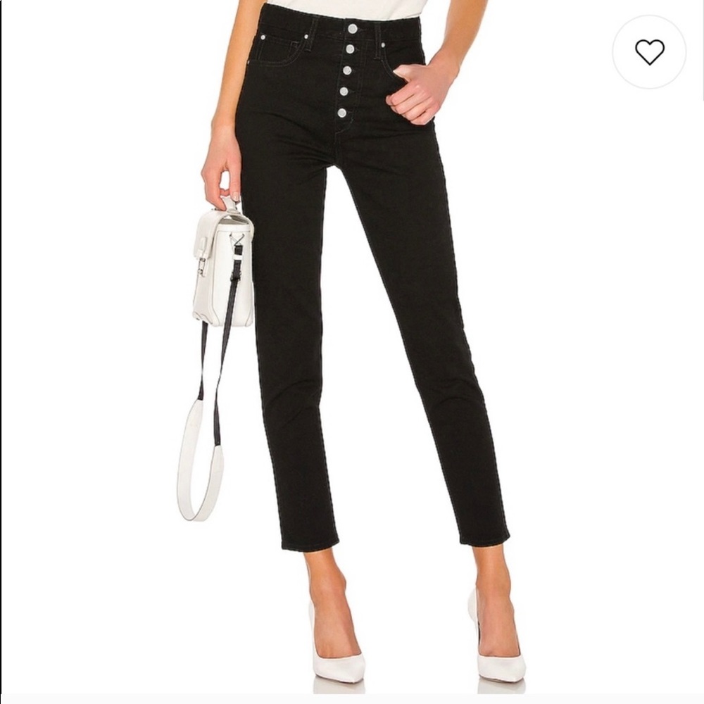 WE WORE WHAT Black Jeans